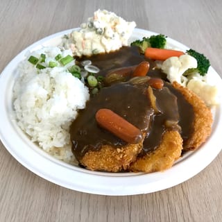 Curry Stew Plate Lunch