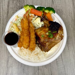 Surf & Turf Mixed Plate Lunch