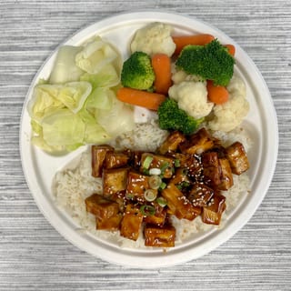 Teriyaki Tofu Plate Lunch